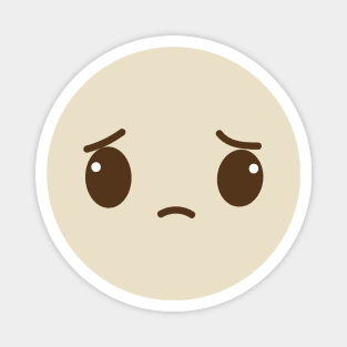 Sad Cute Face Magnet